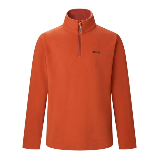 Regatta Great Outdoors Mens Thompson Half Zip Fleece Top (Rooibos Tea) - Image 1