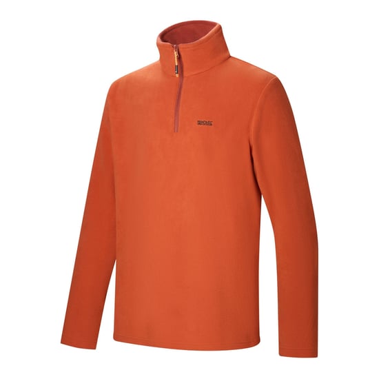 Regatta Great Outdoors Mens Thompson Half Zip Fleece Top (Rooibos Tea) - Image 3