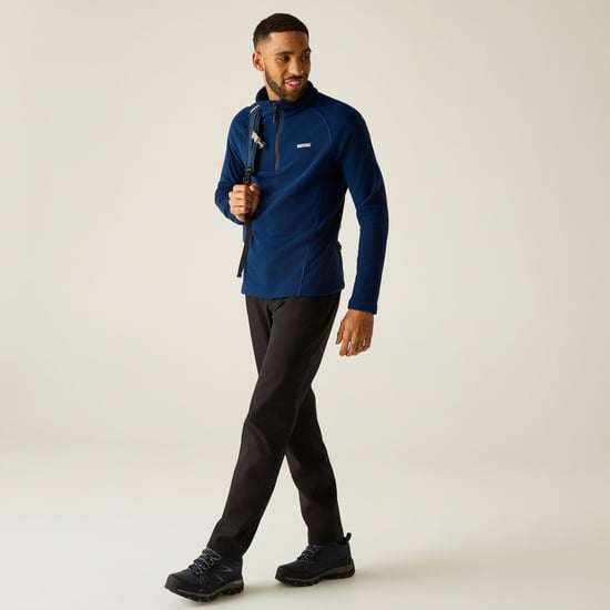 Regatta - Geweldige Outdoors Heren Kenger Half Zip Honeycomb Fleece (Aviator Blauw) - Image 6