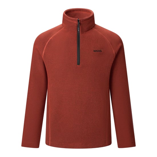 Regatta - Geweldige Outdoors Heren Kenger Half Zip Honeycomb Fleece (Verbrande Henna) - Image 2