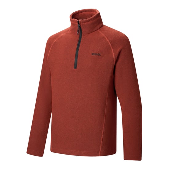 Regatta - Geweldige Outdoors Heren Kenger Half Zip Honeycomb Fleece (Verbrande Henna) - Image 4