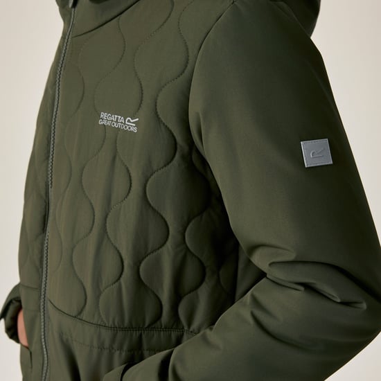 Regatta Childrens/Kids Fabrizia II Quilted Jacket (Dark Khaki) - Image 4