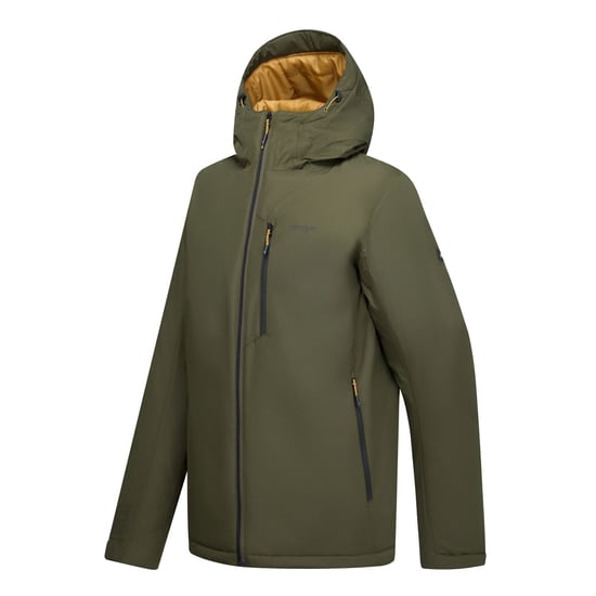 Regatta Mens Allston Waterproof Jacket (Dark Khaki/Wood Brown) - Image 5