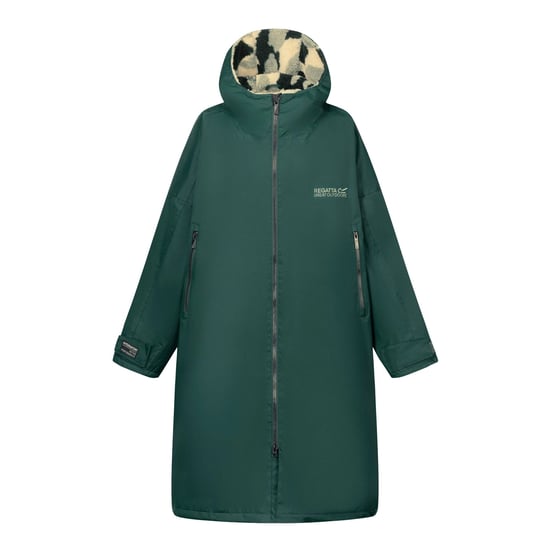 Regatta Unisex Adult Brush Stroke Changing Robe (Deep Pine) - Image 2