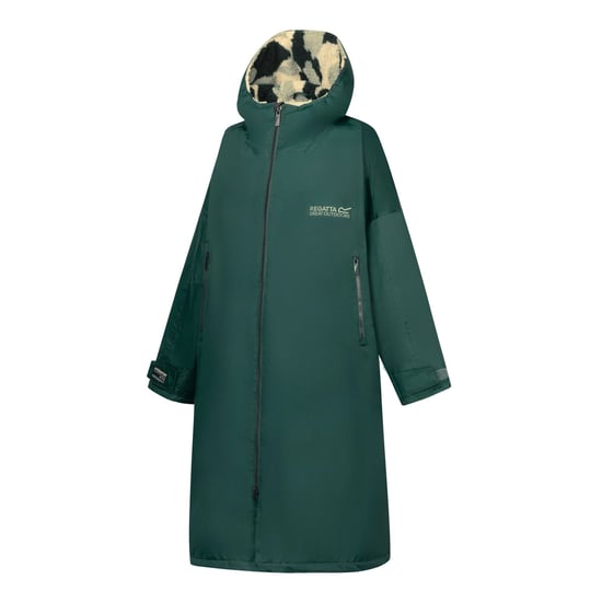 Regatta Unisex Adult Brush Stroke Changing Robe (Deep Pine) - Image 6