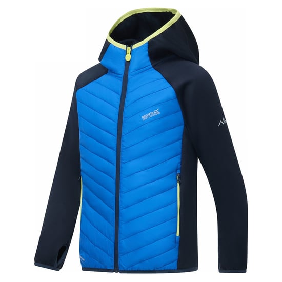 Regatta Childrens/Kids Andreson Hybrid Padded Jacket (Navy/Olympian Blue) - Image 3
