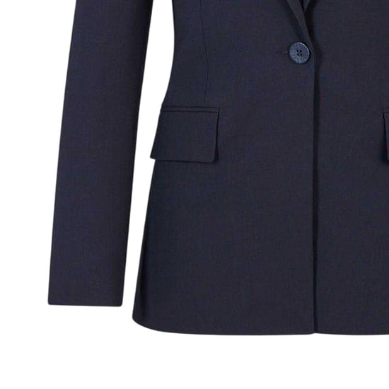 Hugo Womens/Ladies Lapel Collar Regular Suit Jacket (Dark Blue) - Image 4
