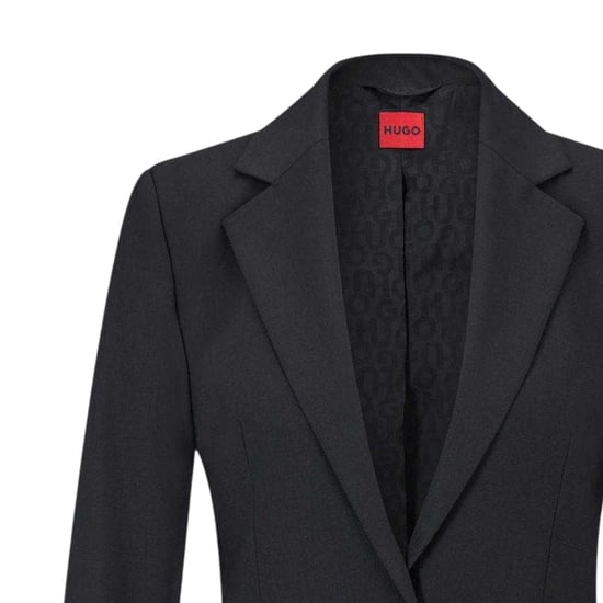 Hugo Womens/Ladies Lapel Collar Regular Suit Jacket (Black) - Image 3