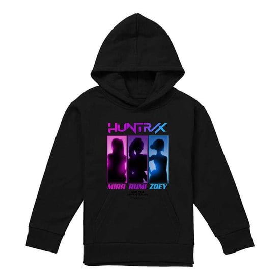 K-Pop Demon Hunters Childrens/Kids Huntr/X Spotlight Pullover Hoodie (Black) - Image 1