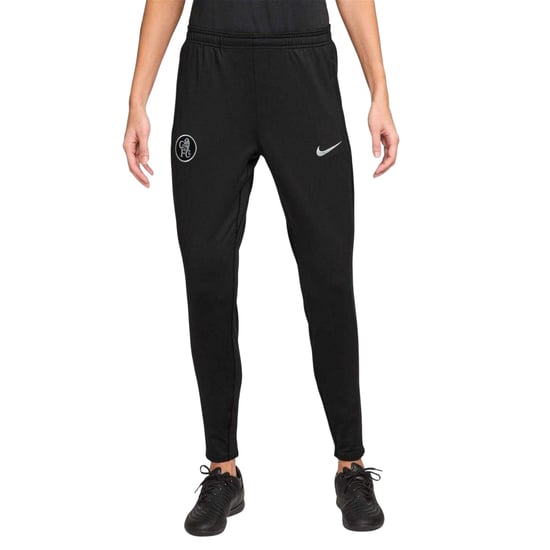 Nike Dames 2025/2026 Strike Chelsea FC trainingsbroek (Zwart/Zilver) - Image 1