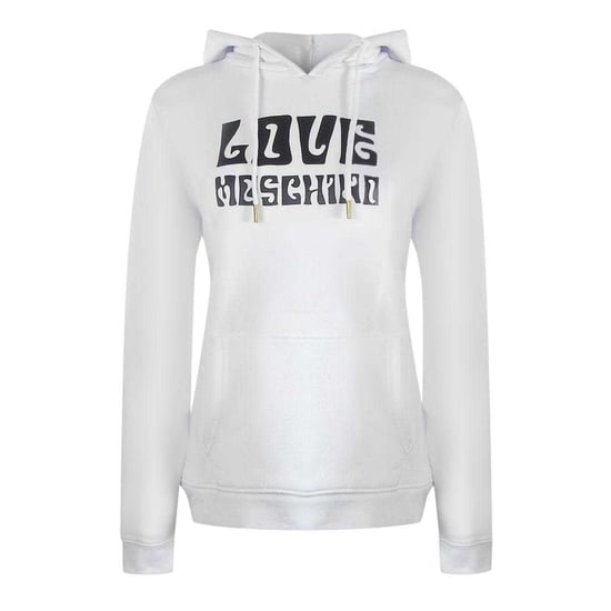Love Moschino Groovy katoenen hoodie met capuchon voor dames (Wit) - Image 1