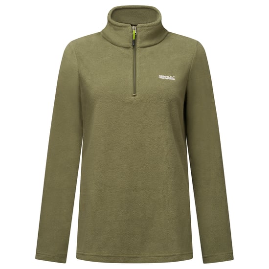 Regatta - Geweldige Outdoors Dames Sweetheart 1/4 Zip Fleece Sweater (Olijfnacht) - Image 1