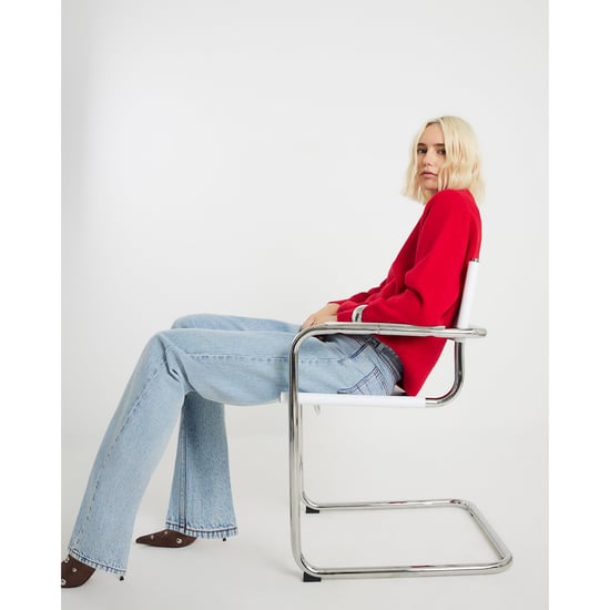River Island Womens Straight Leg Jeans Blue Relaxed High Rise - Image 3