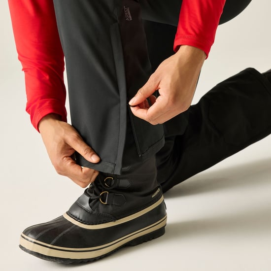 Dare 2B Mens Twin Tip Bibbed Ski Trousers (Black) - Image 4