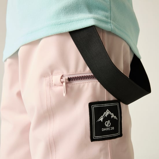 Dare 2B Childrens/Kids Pow III Insulated Ski Trousers (Pink Haze) - Image 6