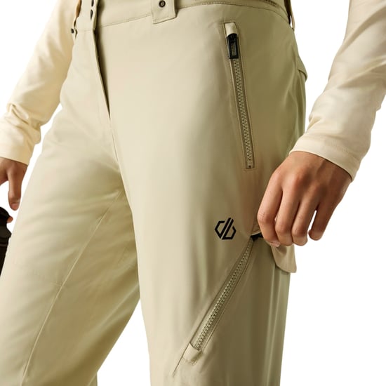 Dare 2B Womens/Ladies Ice II Insulated Ski Trousers (White Pepper) - Image 6