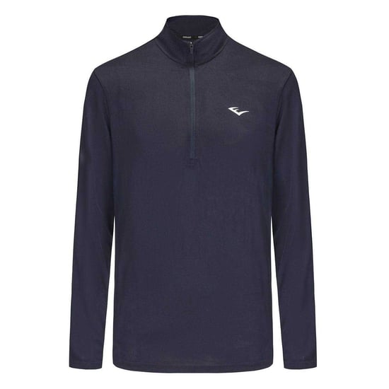 Everlast Heren-shirt met hoge kraag, normale pasvorm en lange mouwen (Marine) - Image 1