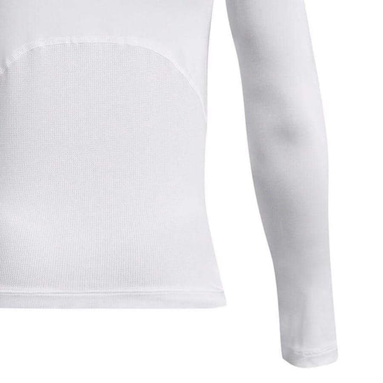Under Armour Compressie-basislaagshirt met lange mouwen voor kinderen (Wit) - Image 3