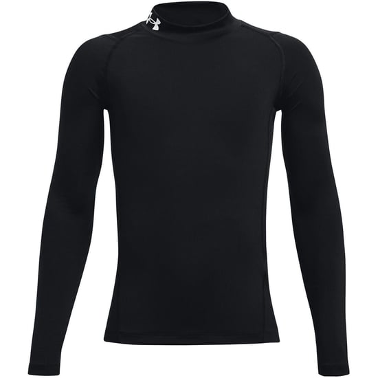 Under Armour Compressie-basislaagshirt met lange mouwen voor kinderen (Zwart) - Image 1