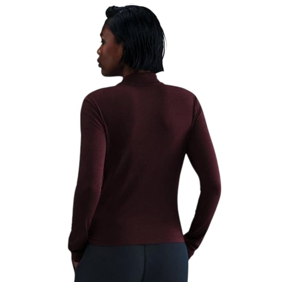 Nike Dames-trainingsjack met logo en hoge kraag (Bourgondië) - Image 3