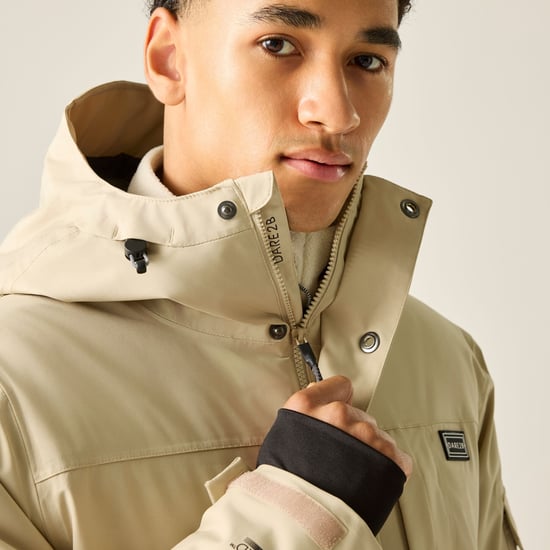Dare 2B Mens Twin Tip ll Ski Jacket (White Pepper) - Image 5
