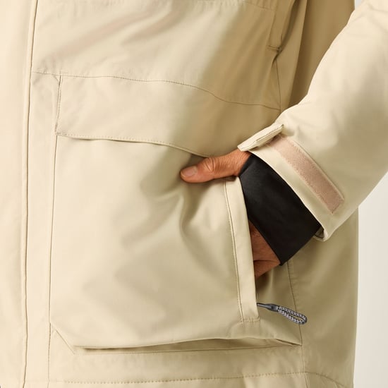 Dare 2B Mens Twin Tip ll Ski Jacket (White Pepper) - Image 6