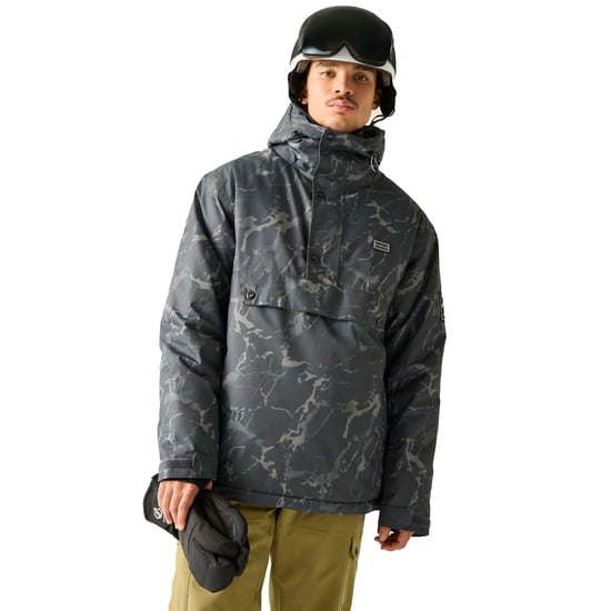 Dare 2B Mens Freeride III Cracked Overhead Ski Jacket (Black) - Image 2