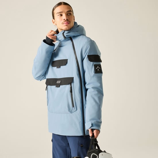 Dare 2B Mens T-Bar III Waterproof Ski Jacket (Dusky Blue) - Image 1