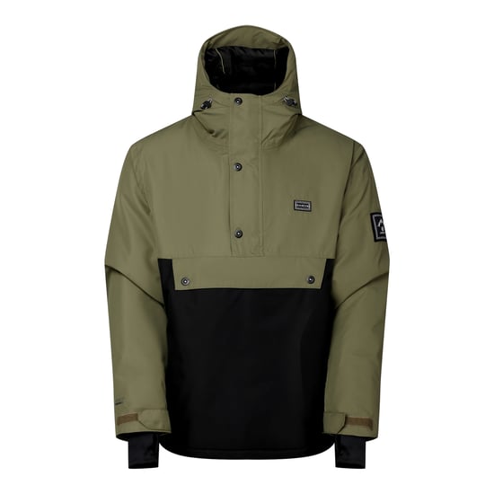 Dare 2B Mens Freeride III Overhead Ski Jacket (Black/Martini Olive) - Image 1