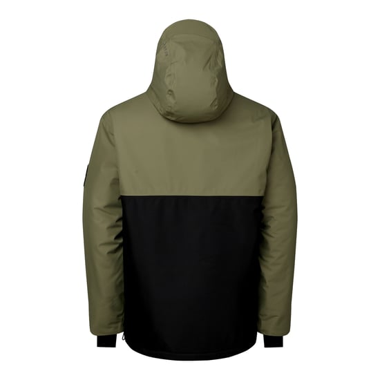 Dare 2B Mens Freeride III Overhead Ski Jacket (Black/Martini Olive) - Image 2