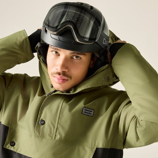 Dare 2B Mens Freeride III Overhead Ski Jacket (Black/Martini Olive) - Image 3