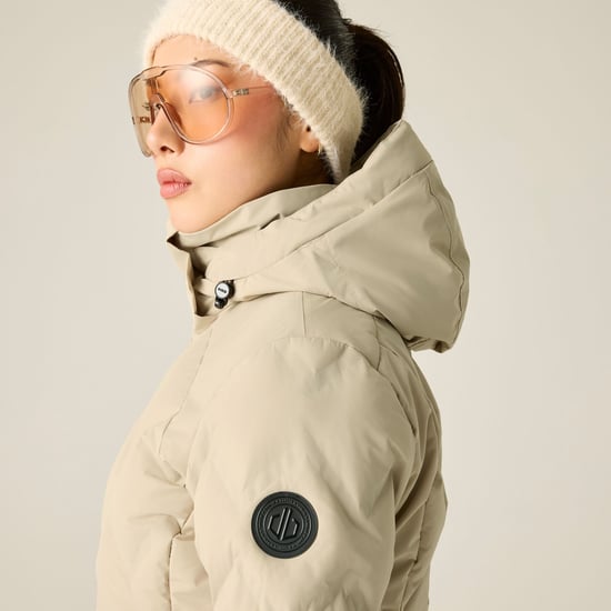 Dare 2B Womens/Ladies Enfold II Padded Ski Jacket (White Pepper) - Image 5