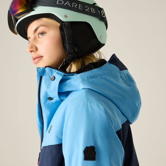 Dare 2B Womens/Ladies Flurry III Ski Jacket (Elysium Blue/Navy) - Image 4