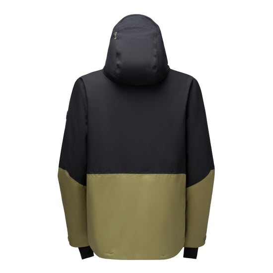 Dare 2B Mens Halfpipe IV Colour Block Ski Jacket (Black/Martini Olive) - Image 3