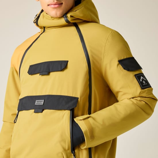 Dare 2B Mens T-Bar III Waterproof Ski Jacket (Wood Brown) - Image 6
