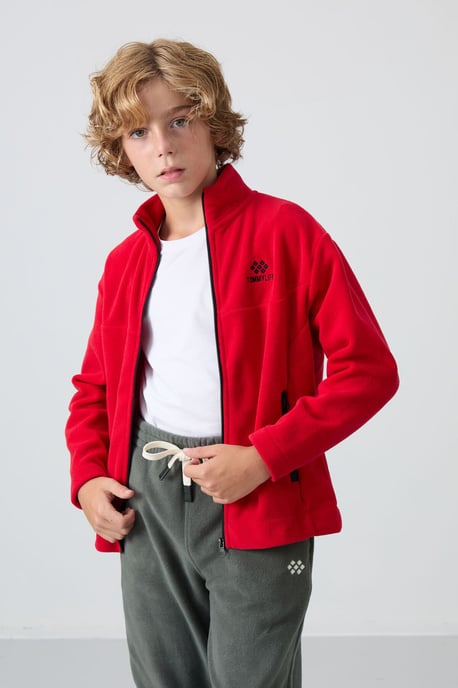 Sweatshirt voor jongeren met ritskraag - Image 5