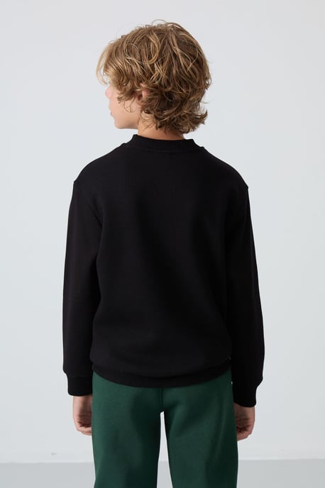Youth Crew Neck Embroidered Sweatshirt - Image 5