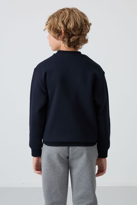 Youth Crew Neck Embroidered Sweatshirt - Image 5