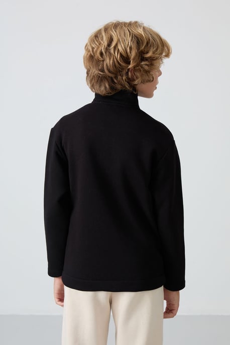 Sweatshirt voor jongeren met ritssluiting in de kraag - Image 6