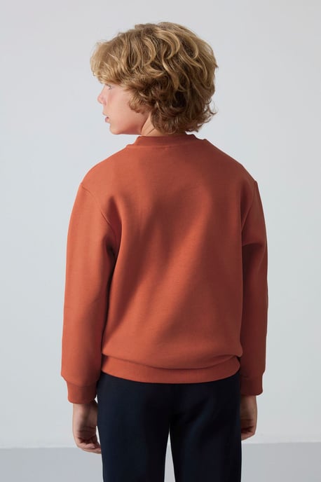 Youth Crew Neck Embroidered Sweatshirt - Image 5