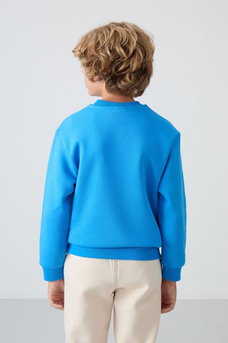 Youth Crew Neck Embroidered Sweatshirt - Image 5