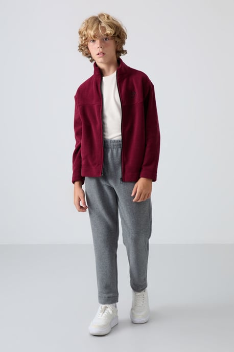 Sweatshirt voor jongeren met ritskraag - Image 2