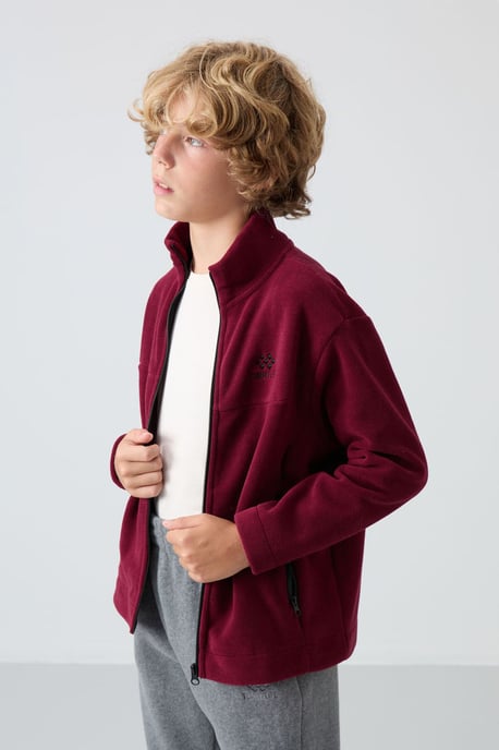 Sweatshirt voor jongeren met ritskraag - Image 4