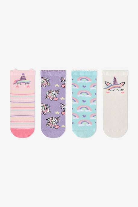 Penti Girls' Unicorn Sky 2-pack enkelsokken - Image 1