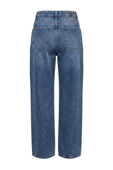 TRENDYOLMİLLA Dames Blauw Effen Barrel Hoge taille Jeans - Image 2