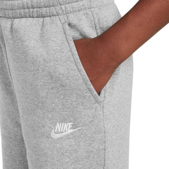 Nike Girls Club fleece joggingbroek met ruime pasvorm (Donkergrijze heide) - Image 3