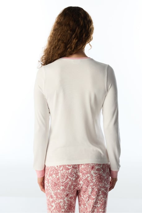 Kırık Countryside Dog Pattern Long Sleeve Pajama Top - Image 6