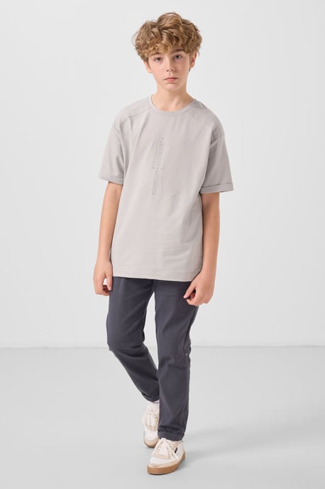 Oversized T-shirt voor jongeren met ronde hals - Image 2