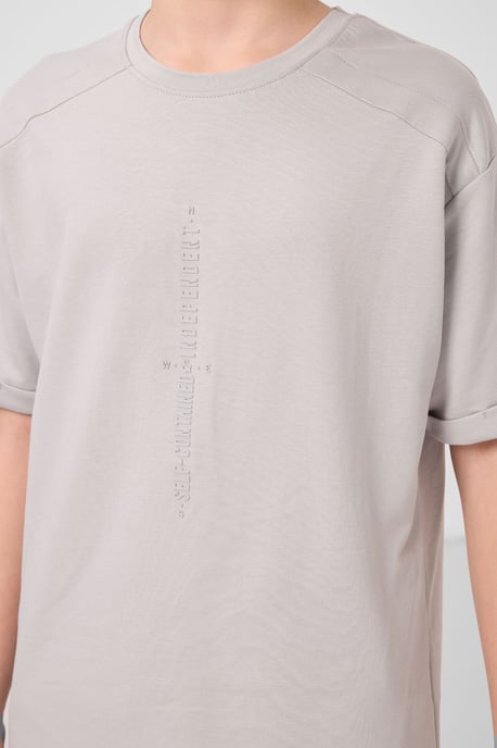 Oversized T-shirt voor jongeren met ronde hals - Image 4