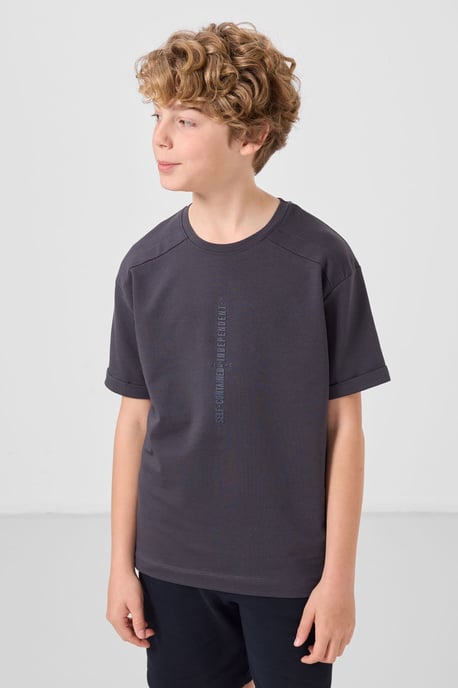 Oversized T-shirt voor jongeren met ronde hals - Image 3
